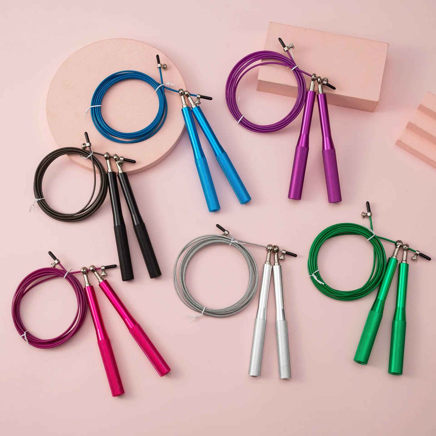 Corde a sauter multiple couleurs