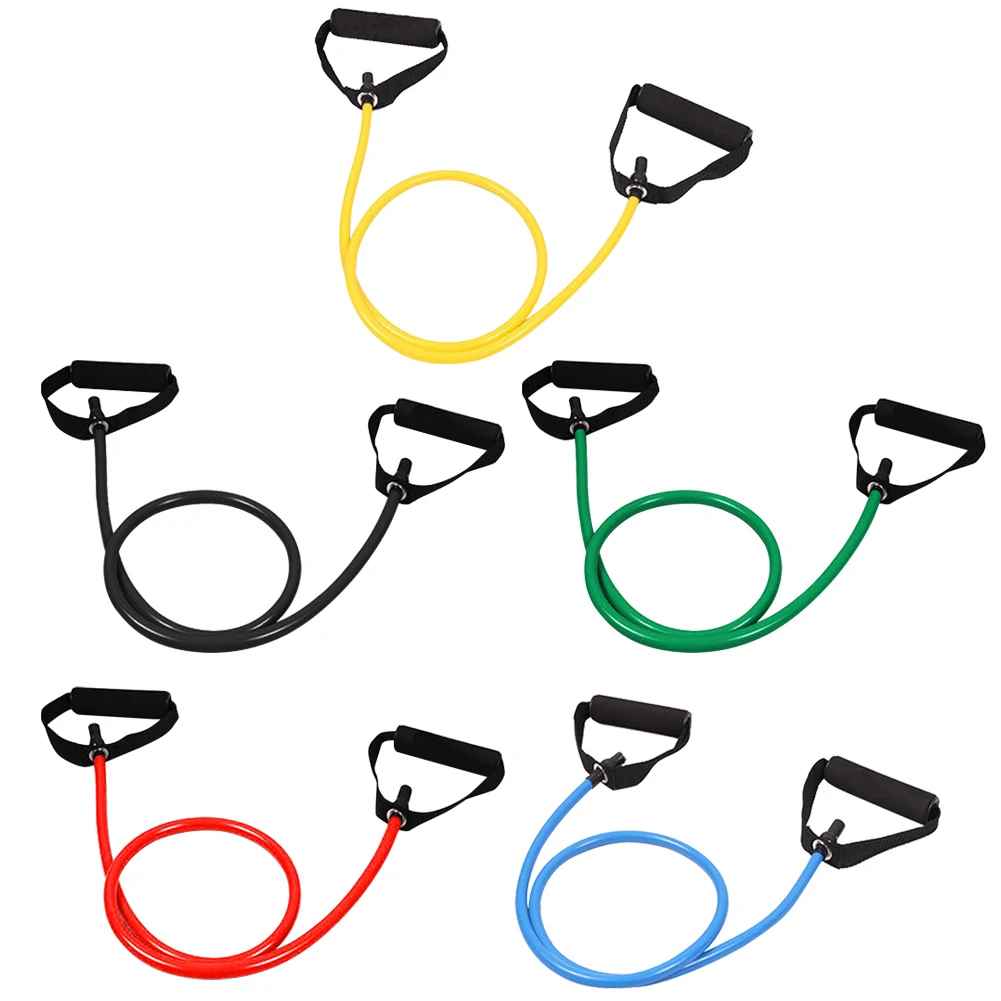 Elastique Musculation Double Poignees Multi Couleurs