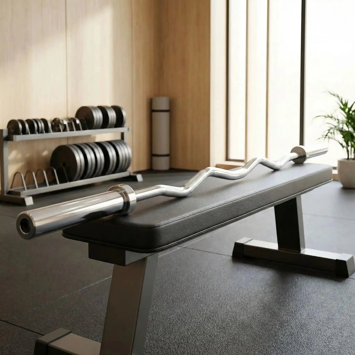 barre olympique courbe