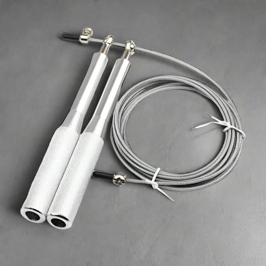 corde à sauter argenté