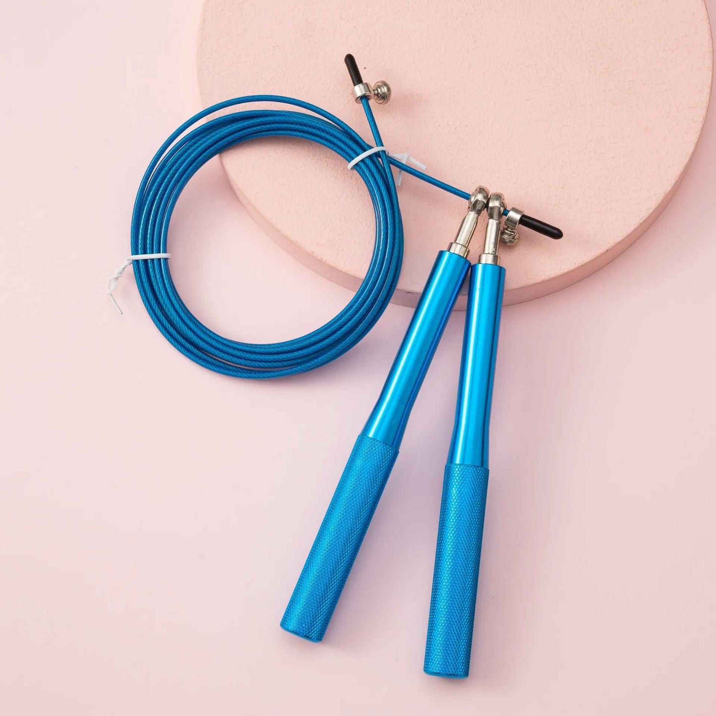 Corde a Sauter Musculation Cardio Bleu Confort