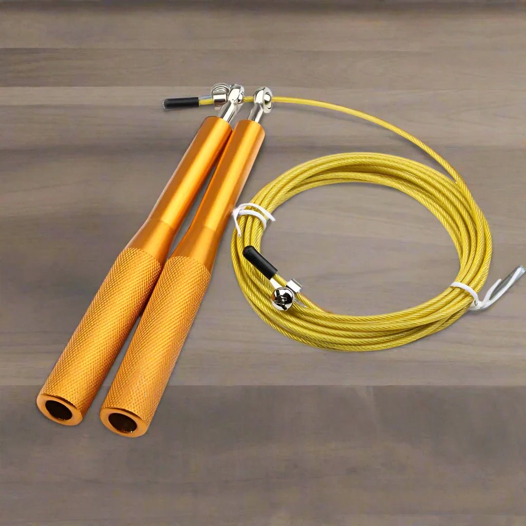 Corde a Sauter Musculation Cardio Jaune Silver