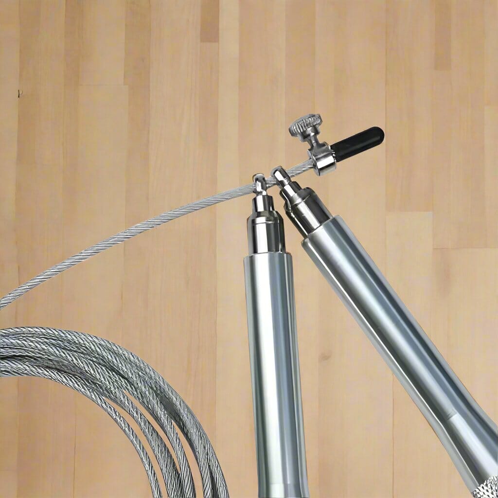 Corde a Sauter Musculation Cardio Silver Acier