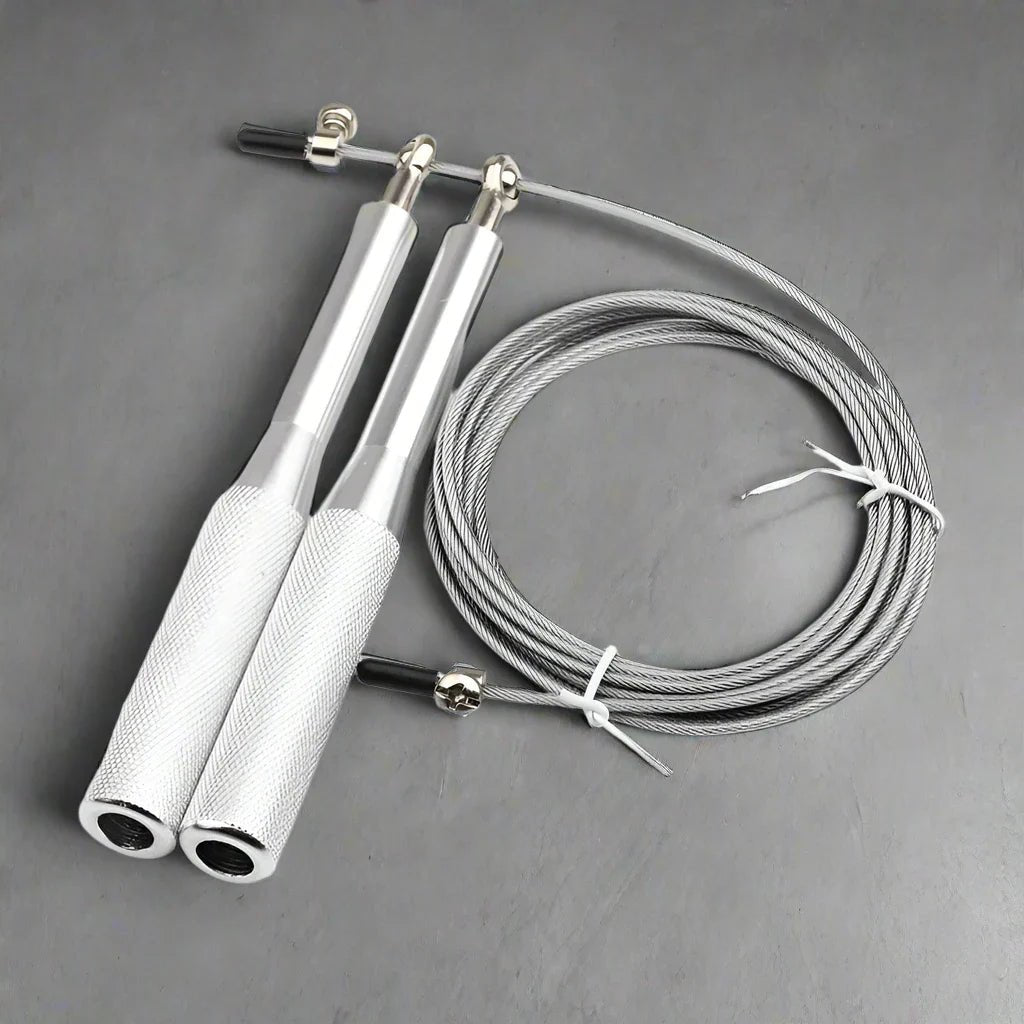 Corde a  Sauter Musculation Cardio Silver Gris