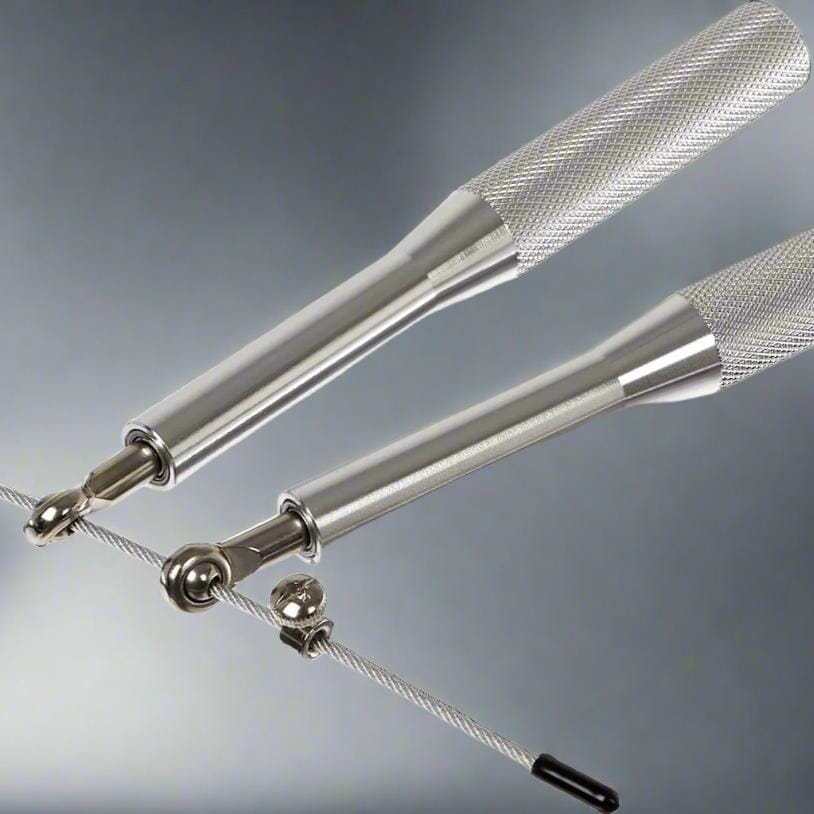 Corde a Sauter Musculation Cardio Silver Poignees Confort