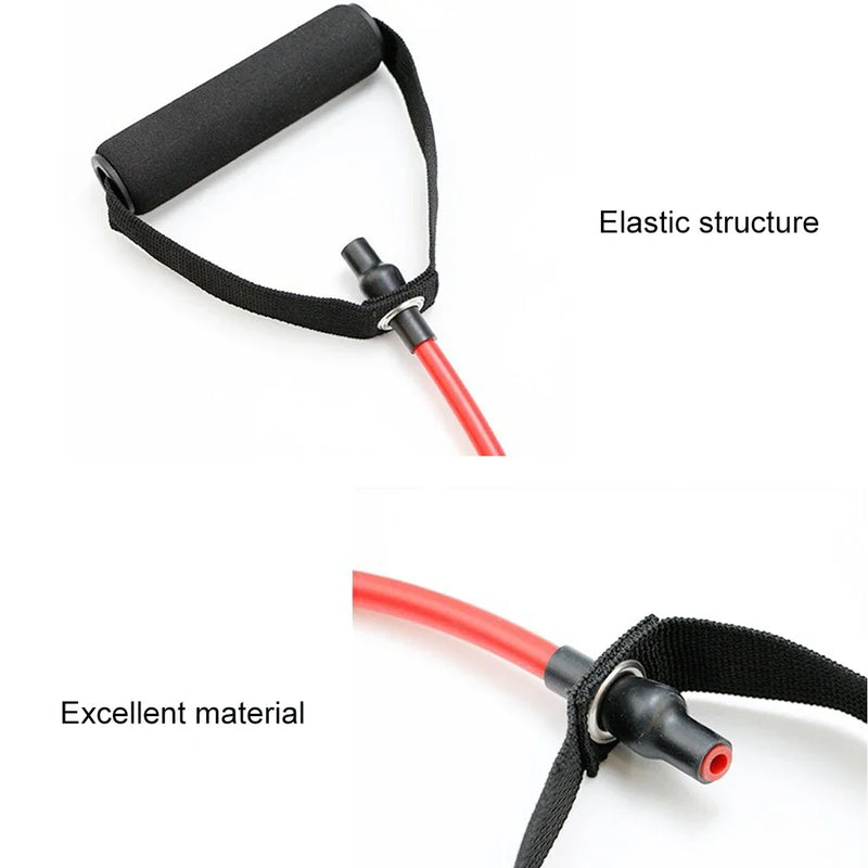 Elastique Musculation Double Poignees Confort Resistance