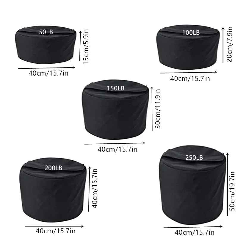 Sac Sable 5 capacites 50 a 250 Lbs Robuste