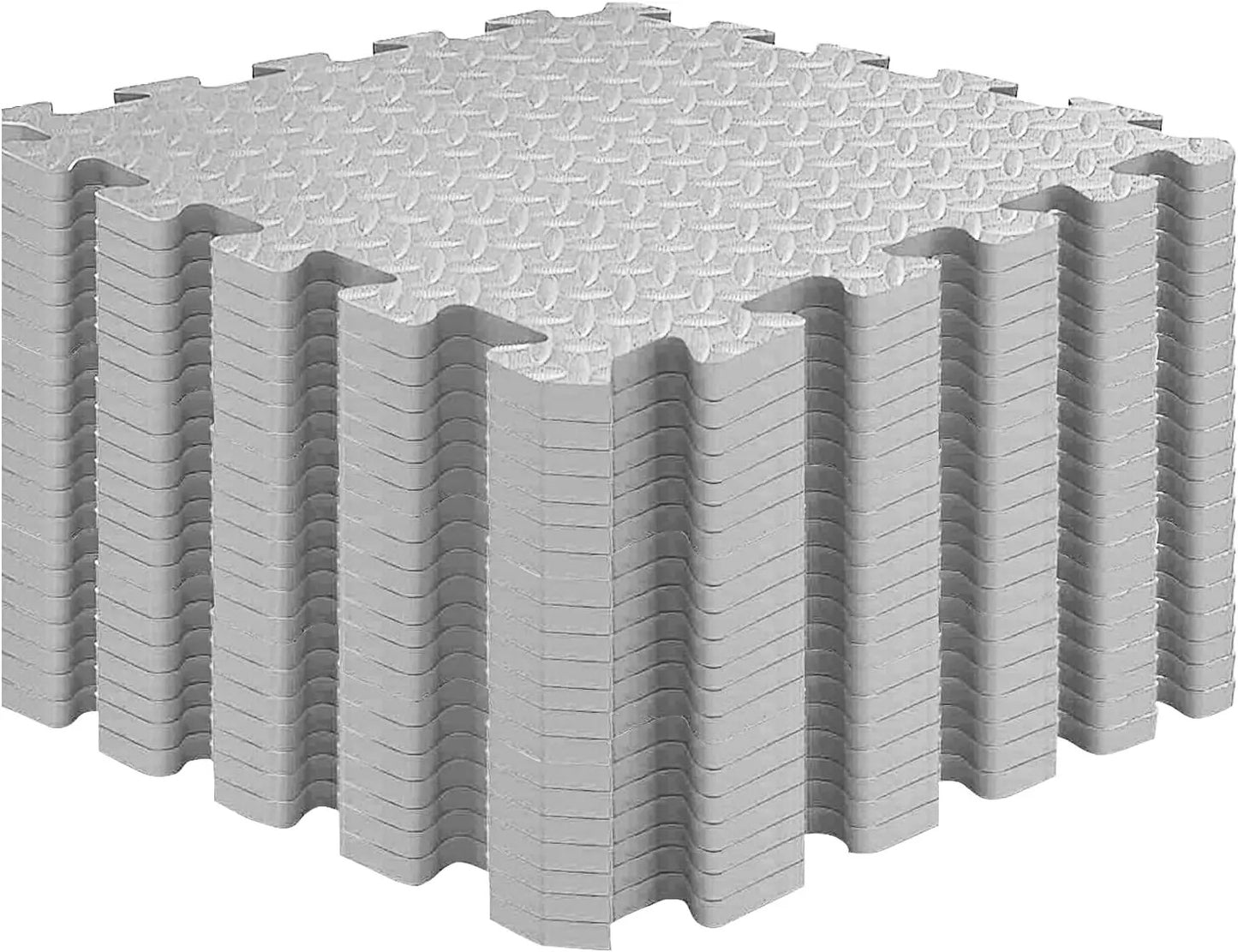 Tapis de gym emboitable gris