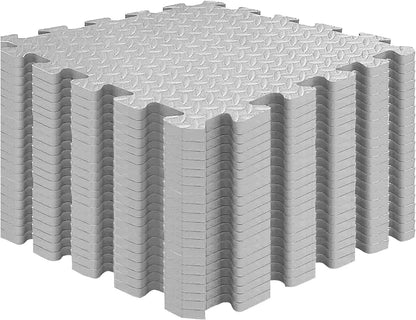 Tapis de gym emboitable gris