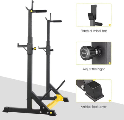 ajustement rack a squat