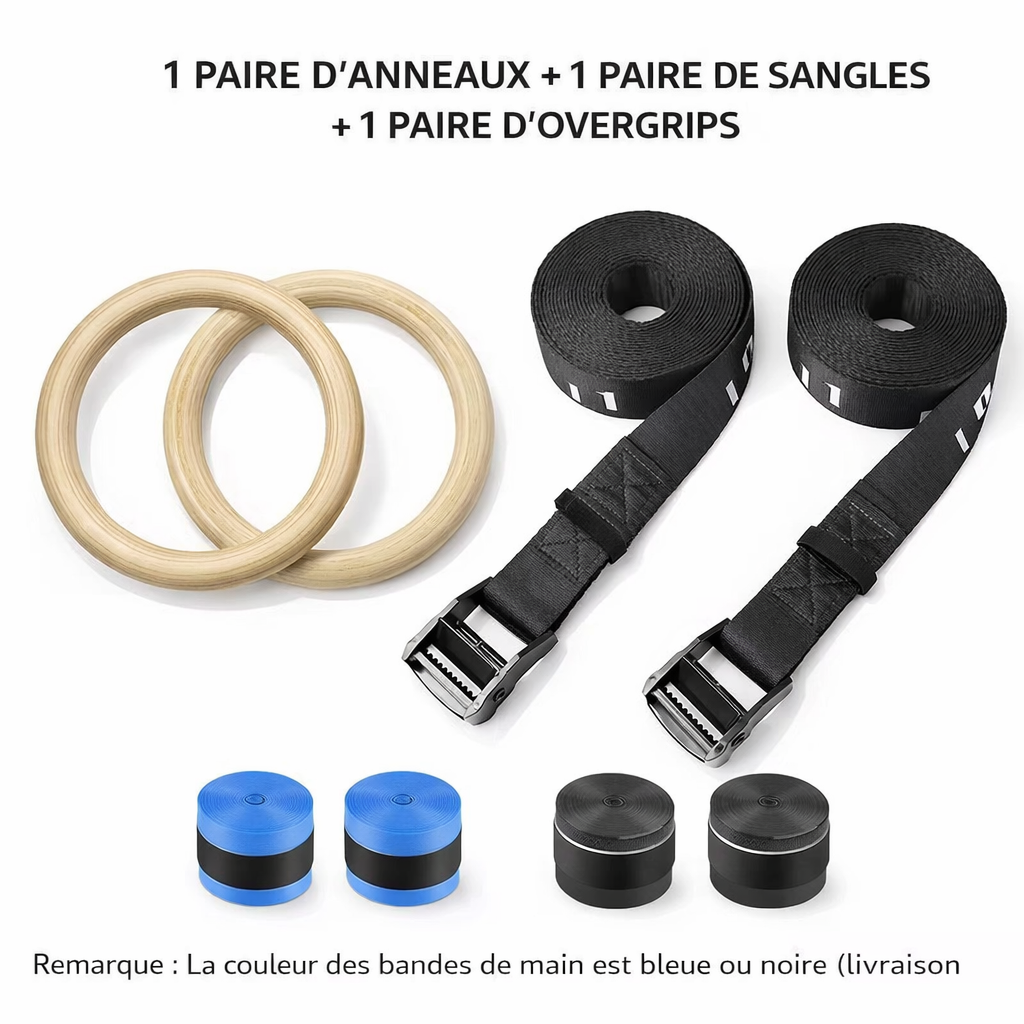 anneaux plus sangle ruban antiderapant