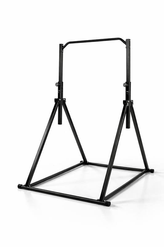 barre a traction sur pied fond blanc