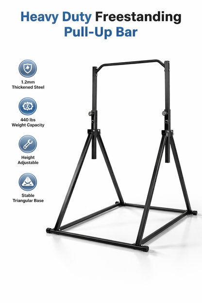  barre a traction sur pied specification fond blanc