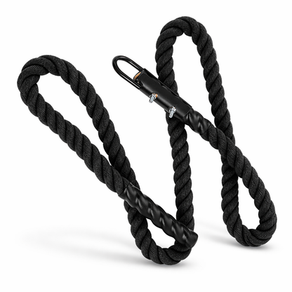 climbing rope 4.5m noire fond blanc