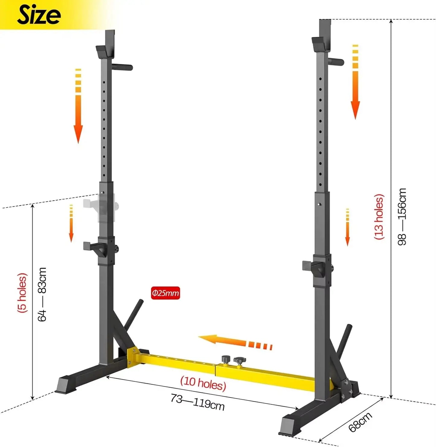 dimension rack a squat