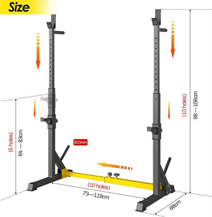dimension rack a squat