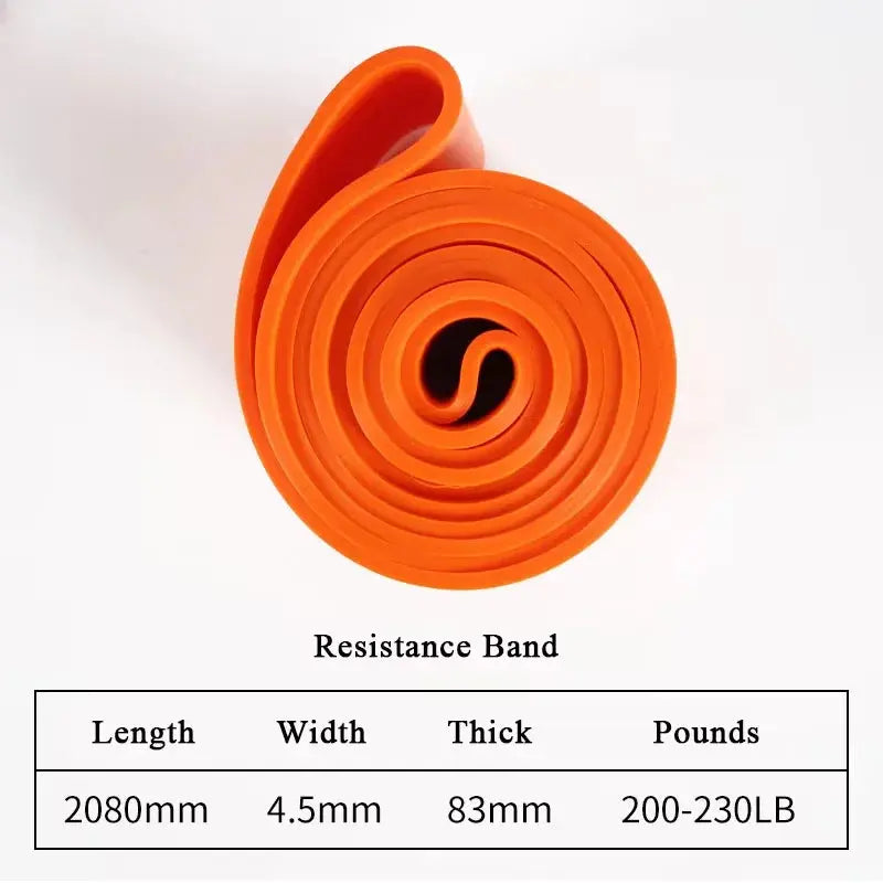 elastique musculation orange