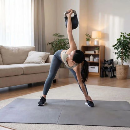 femme windmill kettlebell salon