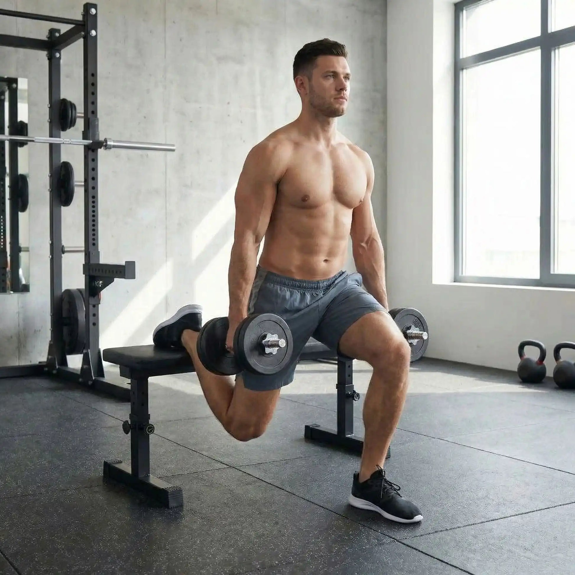 Banc de musculation réglable | Stable, confortable et robuste 200 kg Odyssée Fitness
