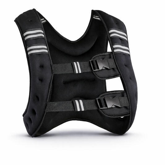 gilet lesté sur fond blanc