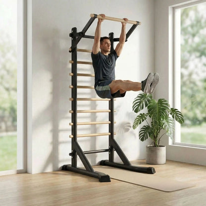Échelle de gymnastique sur pieds | Fitness complet à domicile Odyssée Fitness