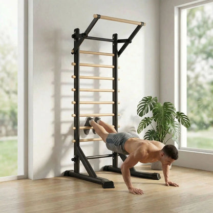 Échelle de gymnastique sur pieds | Fitness complet à domicile Odyssée Fitness