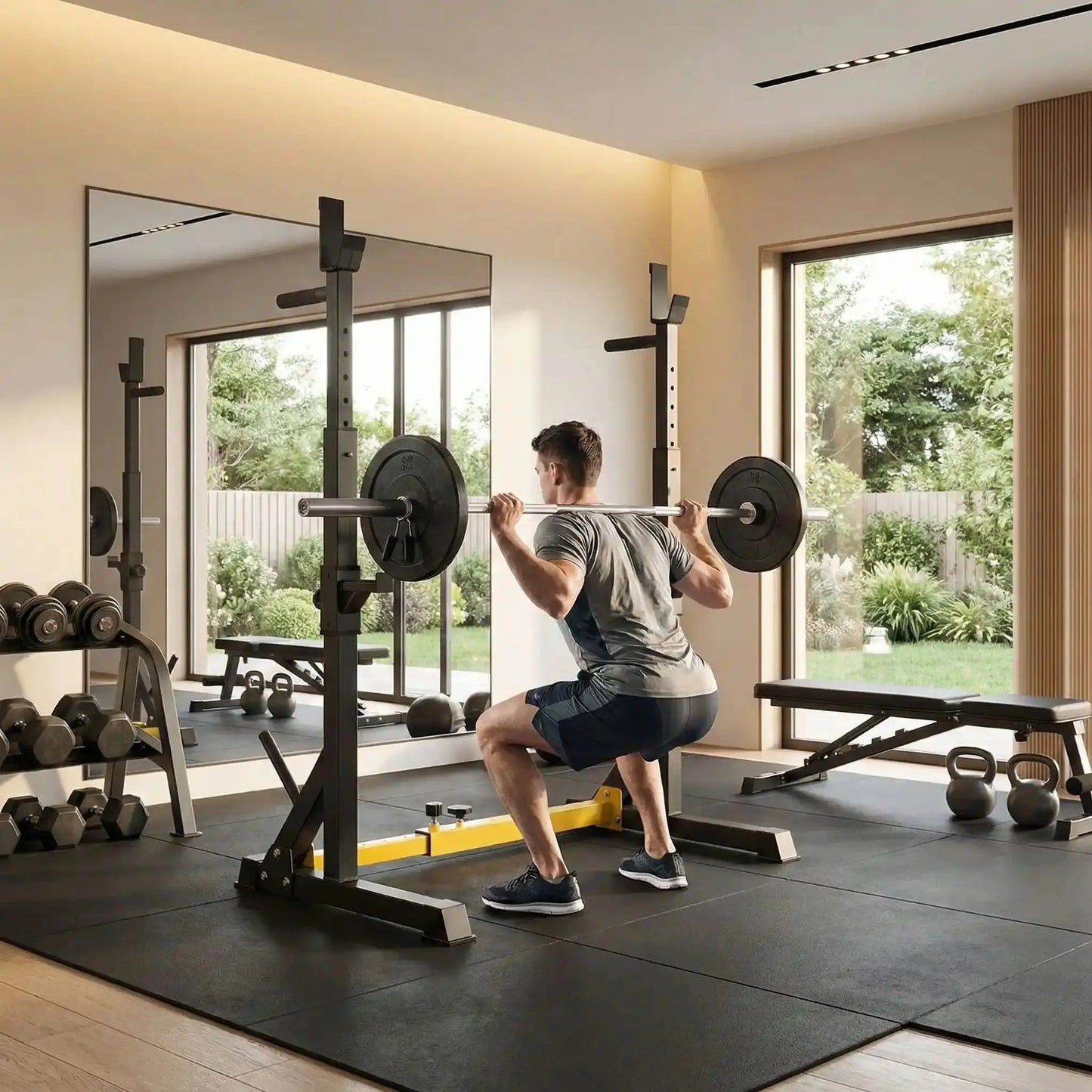 homme rack a squat maison