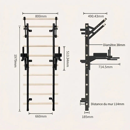 mesure echelle gymnsastique