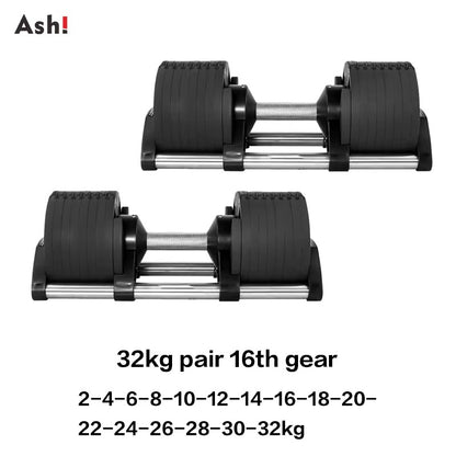 Haltères Réglables 2kg à 43 kg | Dumbbell Ajustable, Fitness & Musculation à Domicile Odyssée Fitness
