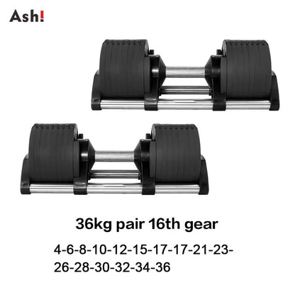 Haltères Réglables 2kg à 43 kg | Dumbbell Ajustable, Fitness & Musculation à Domicile Odyssée Fitness