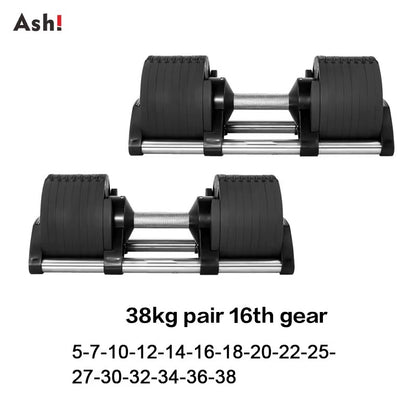 Haltères Réglables 2kg à 43 kg | Dumbbell Ajustable, Fitness & Musculation à Domicile Odyssée Fitness