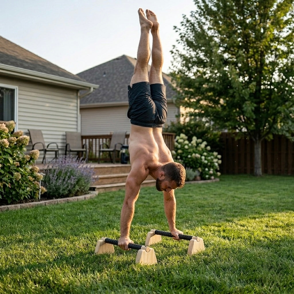 poignees a pompes handstand