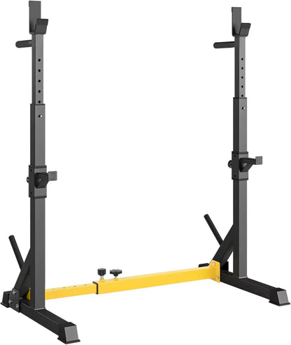 rack a squat noir et jaune